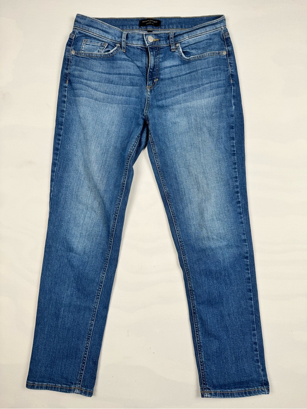 Banana Republic Girlfriend Jean Straight Leg Cotton Blue Women’s 28/6